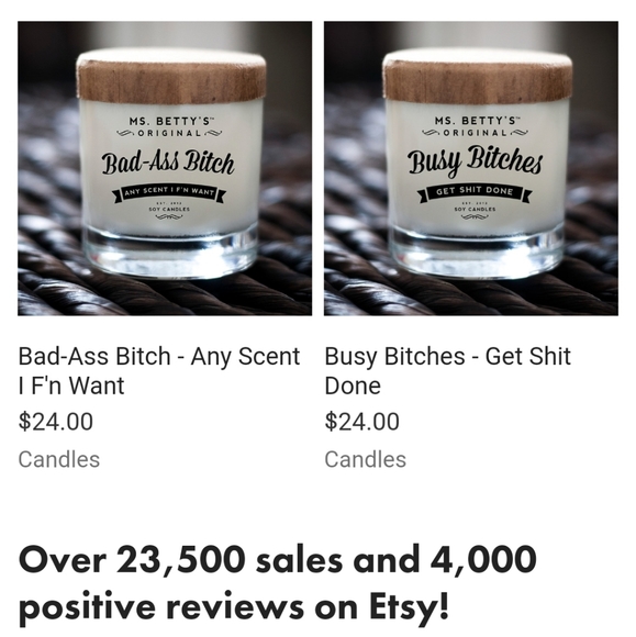 Bad-Ass Bitch 11 oz. Soy Candle - Picture 7 of 14